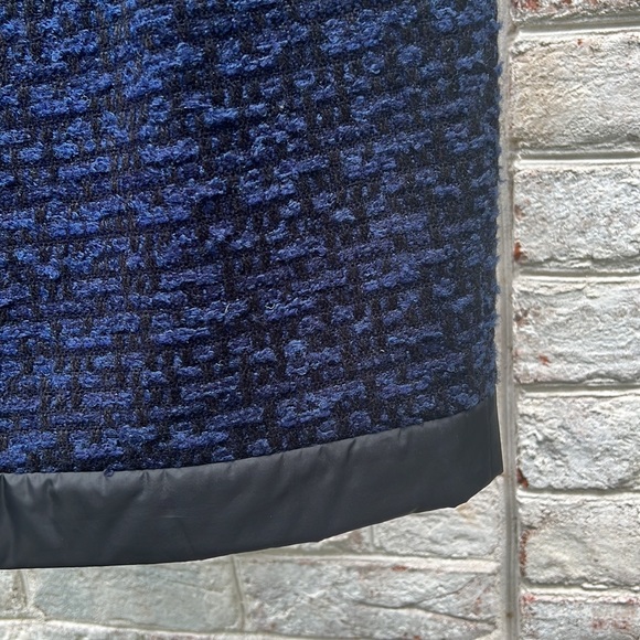 Sandro Navy Blue and Black Tweed and Wool Dress - Picture 13 of 13